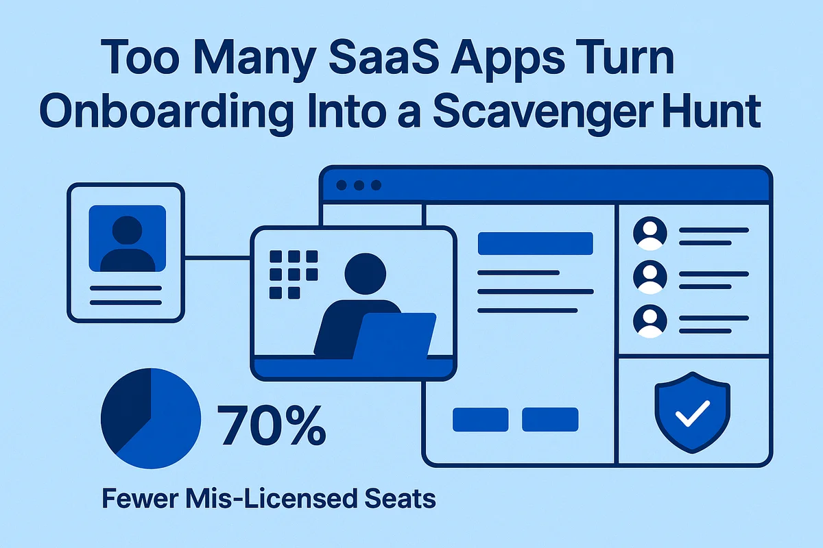 SaaS management platforms streamline onboarding by consolidating access to cloud services into a centralized dashboard.