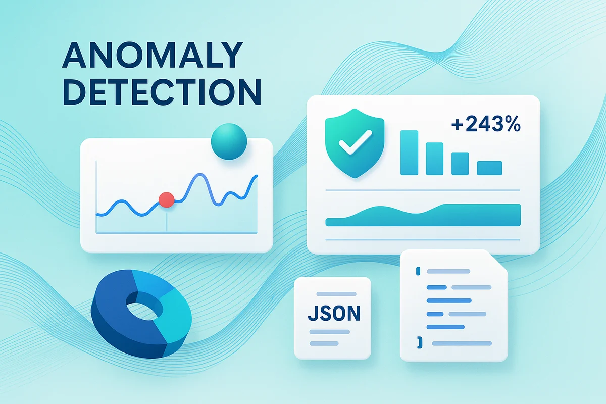 Visual representation of a monitoring dashboard displaying logged events and alerts in a centralized SaaS environment.